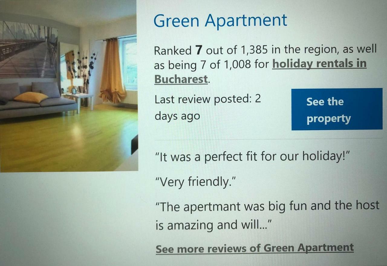 Green Apartment 4 Mircea Voda Bucureşti Eksteriør bilde